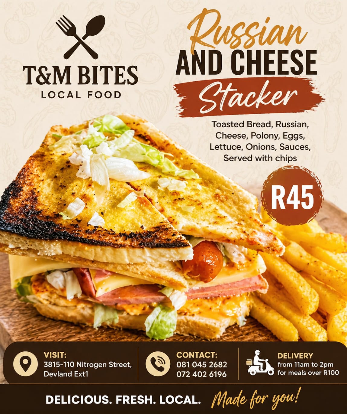 Russian & Cheese Stacker